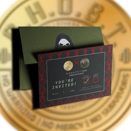 Federation Frontline Marines Party Invitation