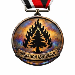 Operation AshTimber commemorative medal