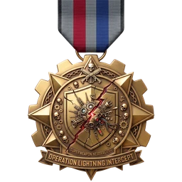 Operation Lightning Intercept Medal