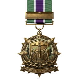 Operation Valiant Enclosure Medal