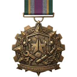 Operation Swift Disassembly Medal