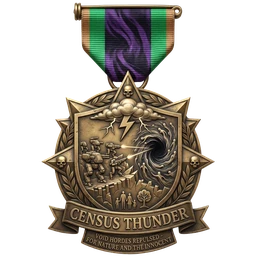 Operation Census Thunder Medal