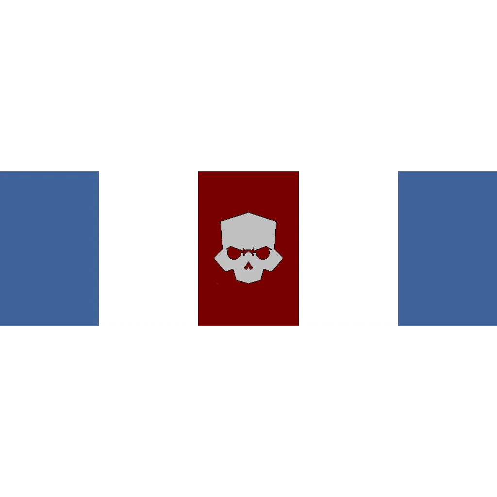 Ribbon for Democratic Service, Western Front (Silver)