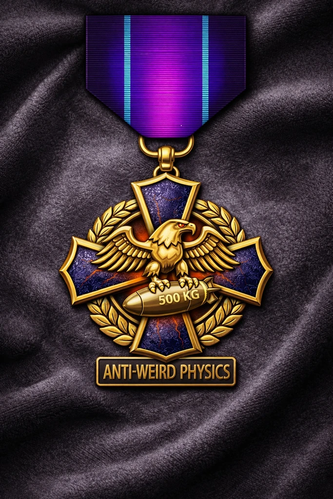 Anti-Weird Physics Medal