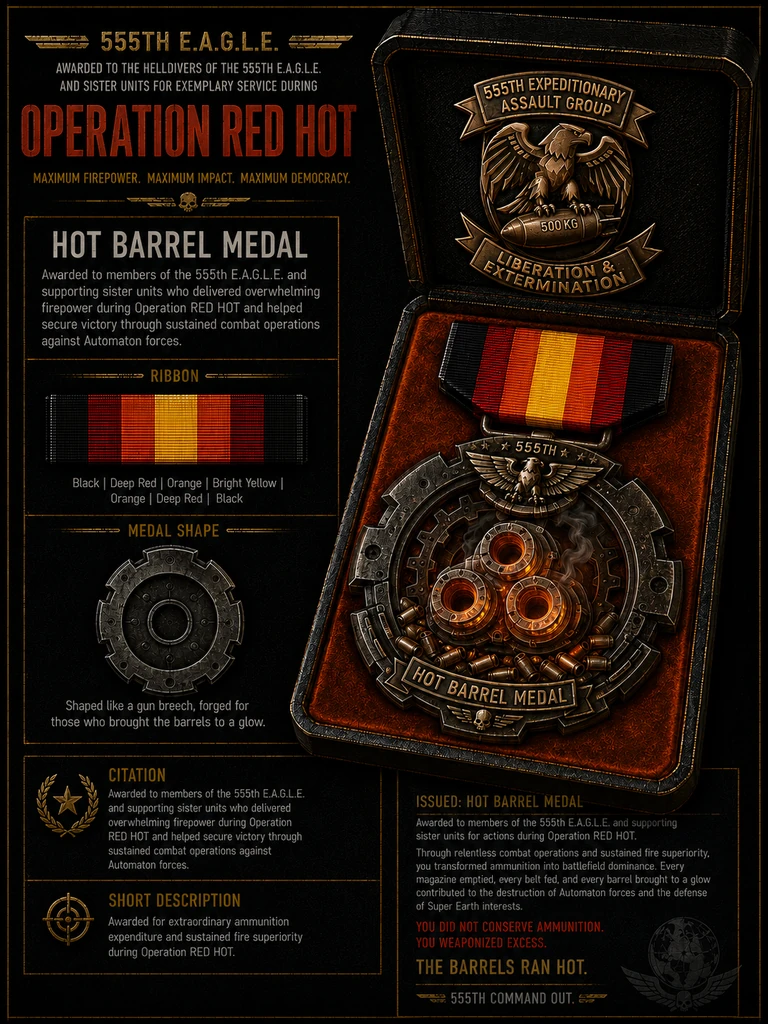 Hot Barrel Medal