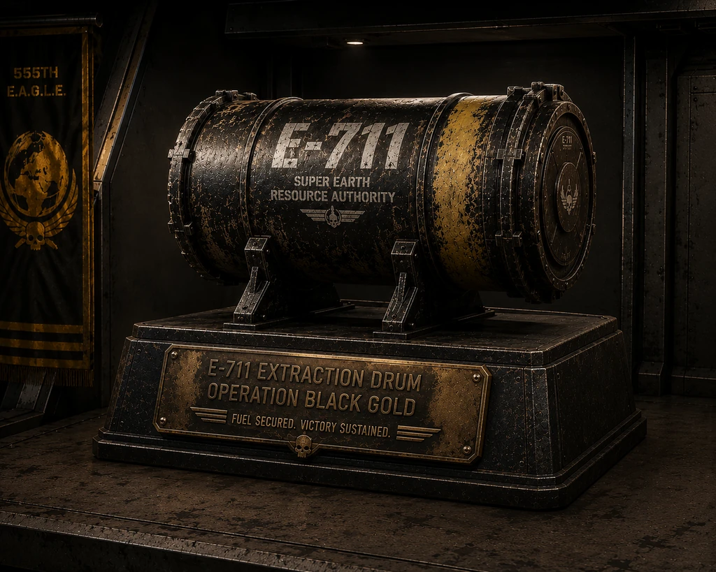 E-711 Extraction Drum Trophy