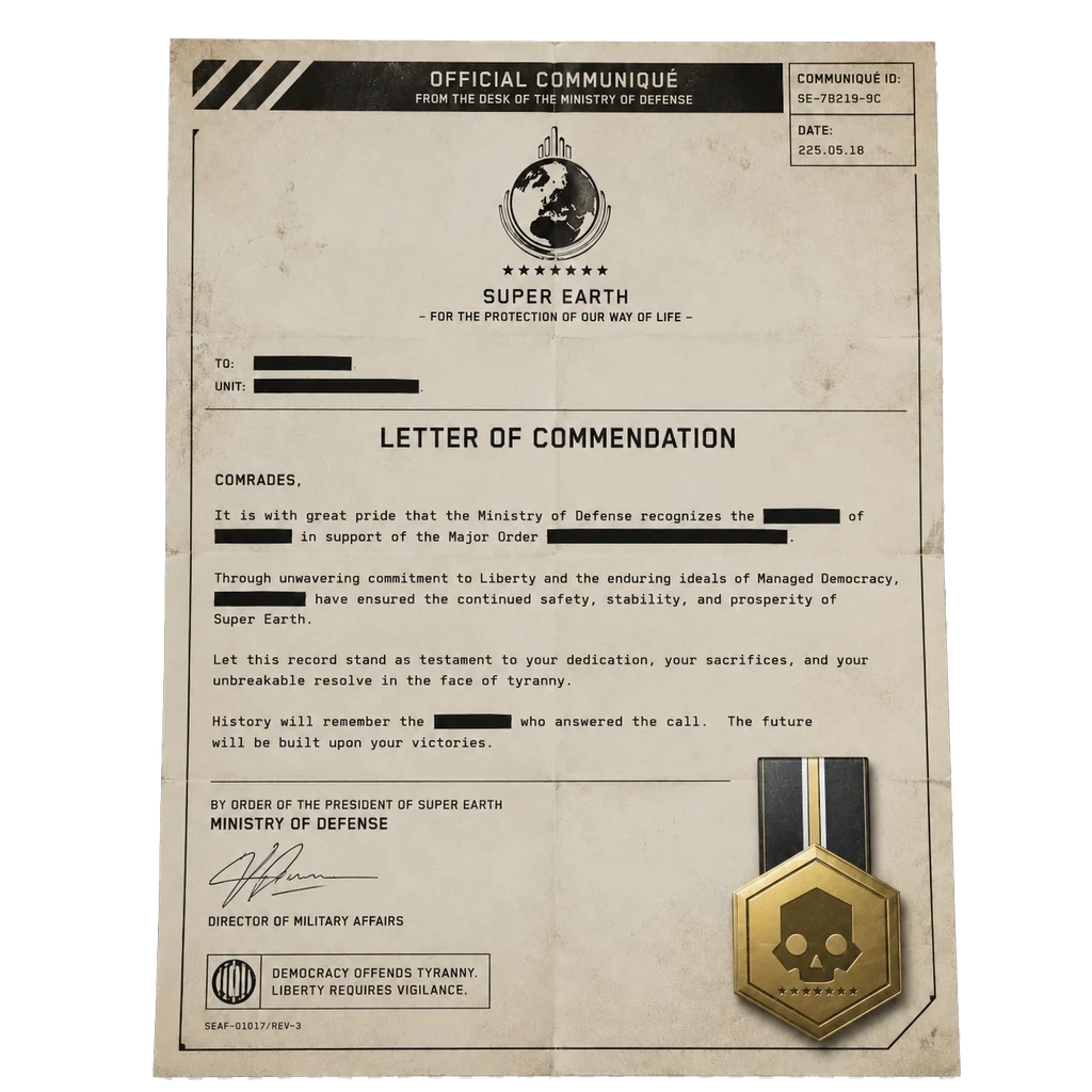 Ashen Crown Commendation