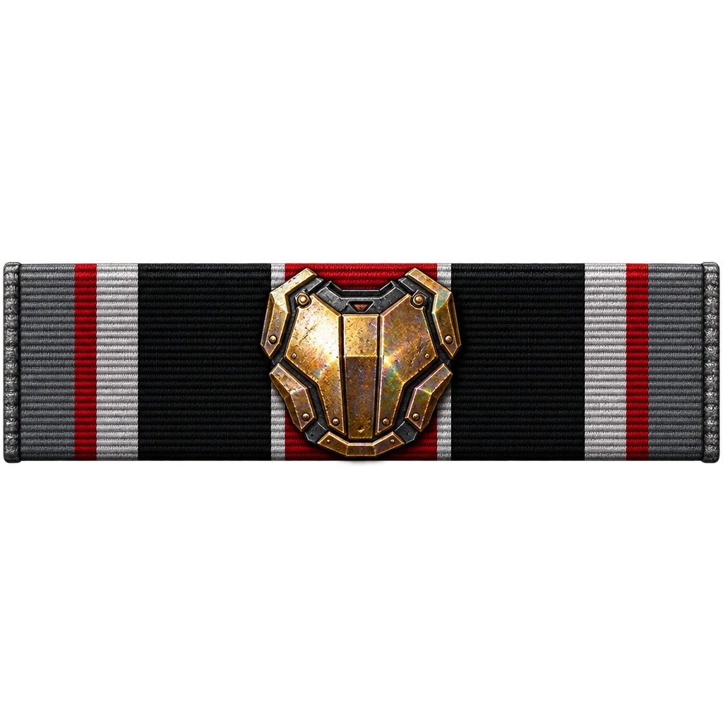 Gold Iron Vein Ribbon
