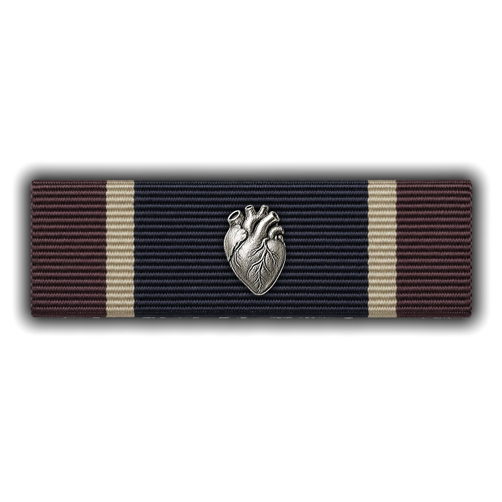 Bear Heart Ribbon
