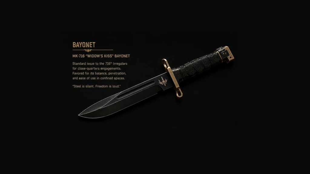 716th "Widow's Kiss" Bayonet