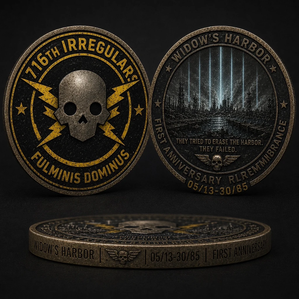 Widow’s Harbor Remembrance Day, 2186 coin