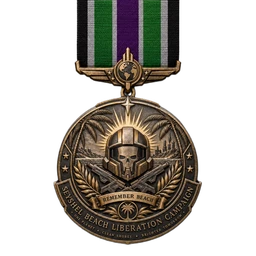Seyshel Beach Liberation Medal