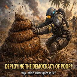 Covered in shit!
