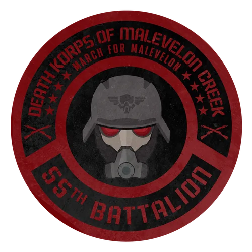 Death Korps of Malevelon Creek (55th Hell Battalion) Logo