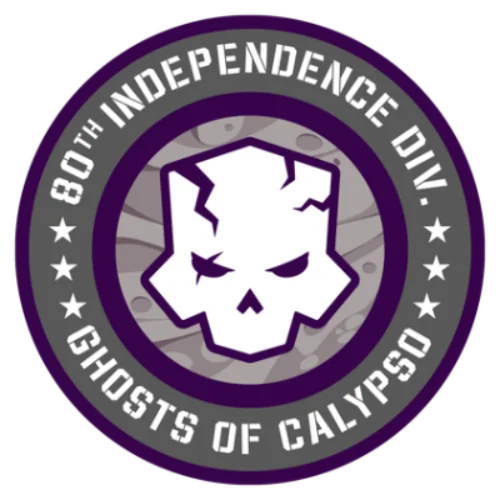 80th Independence Division "Ghosts of Calypso" Logo