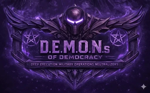 D.E.M.O.N.s of Democracy Logo