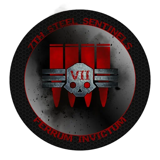 7th Steel Sentinels "Ferrum Invictum" Logo