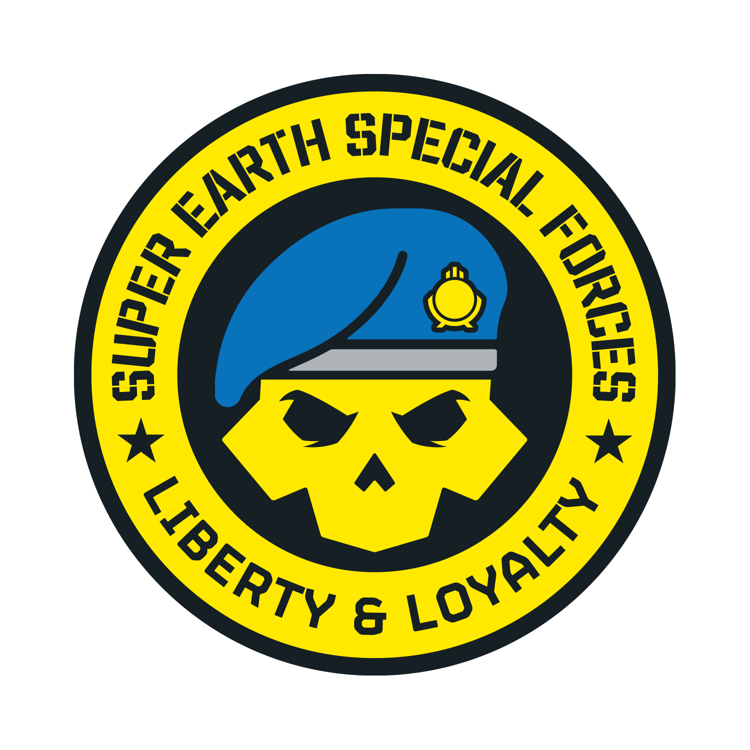 S.E.S.F. | Super Earth Special Forces Logo