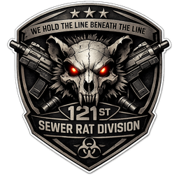 121st Sewer Rat Division Logo