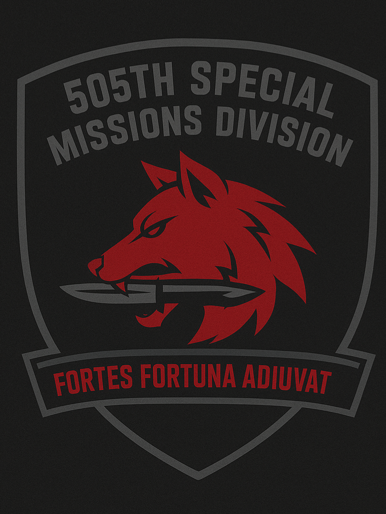 505th Special Missions Division Wolf Squadron Logo