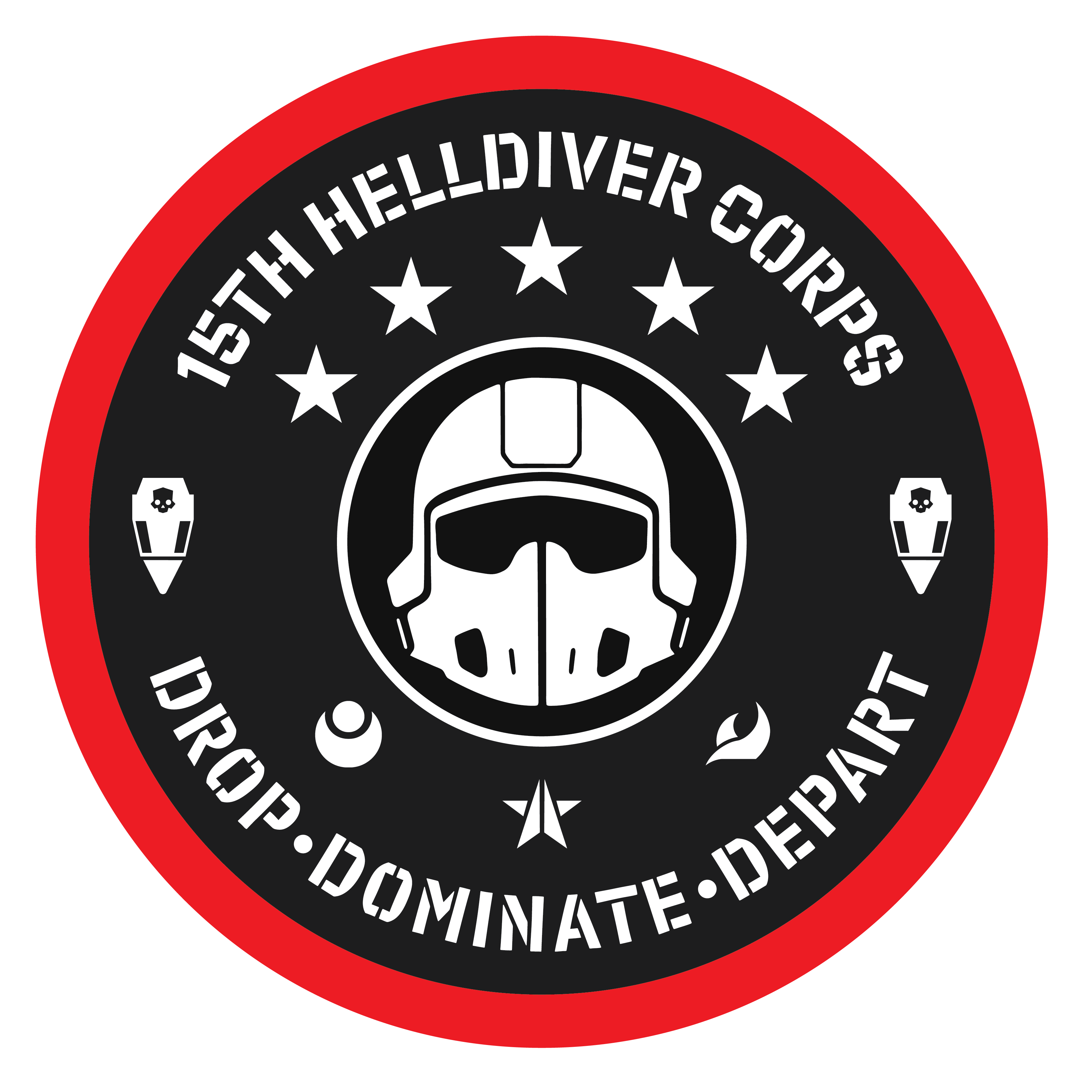 The 15th Helldiver Corps Logo