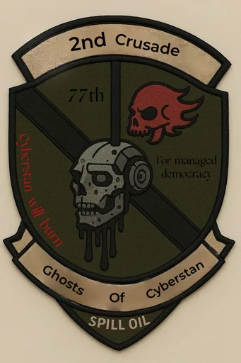 9th squadron “ghosts of cyberstan” Logo