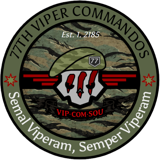 VC/PC Vip Com SOU 77th Commandos Squadron Logo