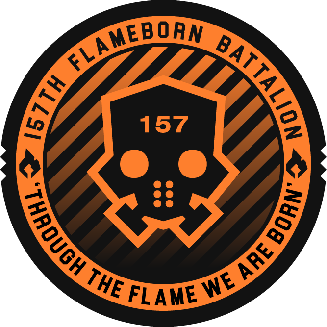 157th Flameborn Battalion Logo