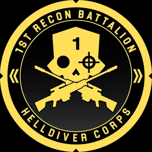1st Reconnaissance Battalion of the Helldiver Corps Logo