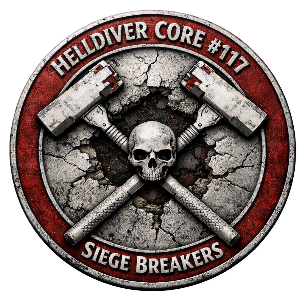 Helldiver Core 117 Siege Breakers Logo