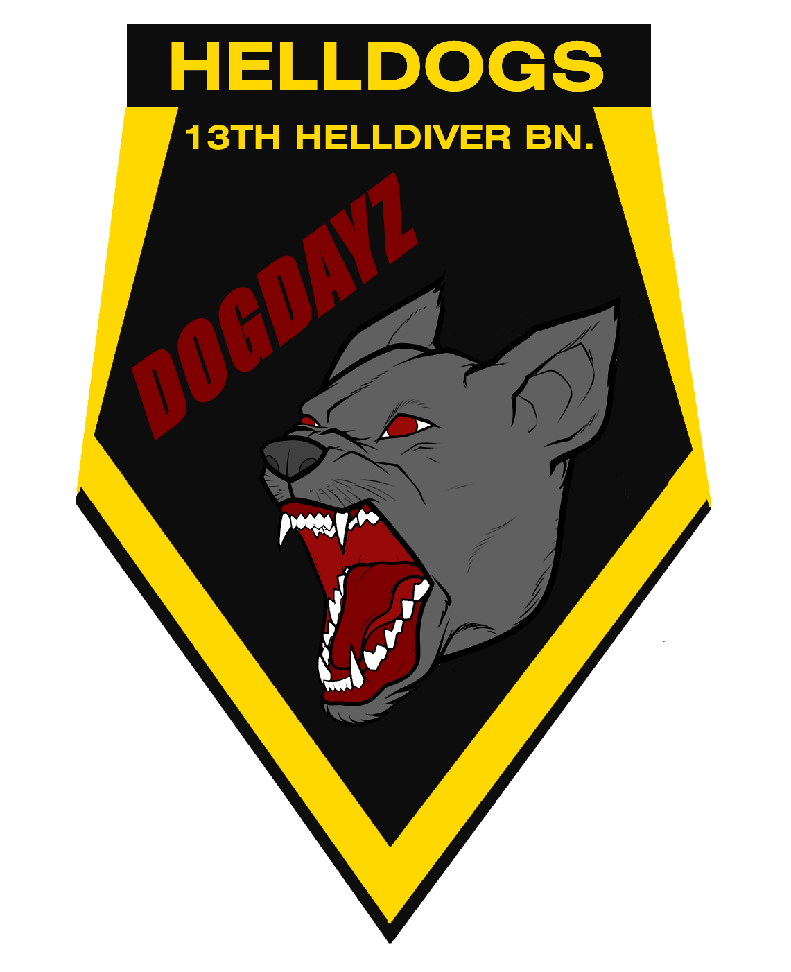 13th Helldogs Helldiver Battalion Logo