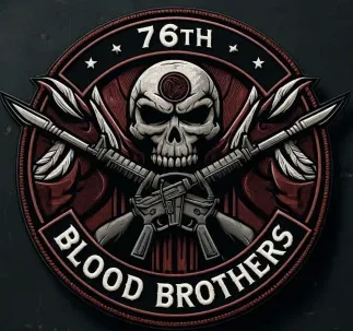 76th Blood Brothers Logo