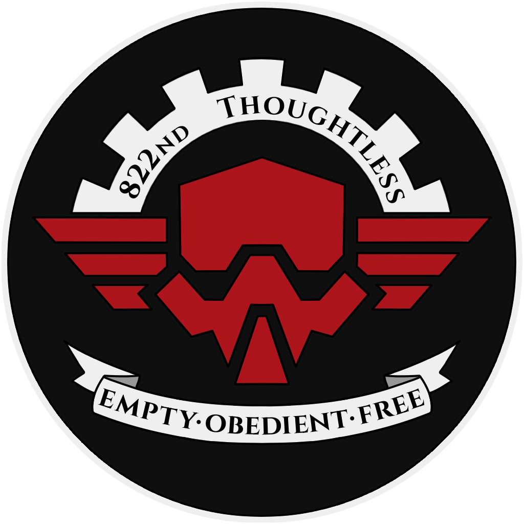 822nd "Thoughtless" Regiment Logo