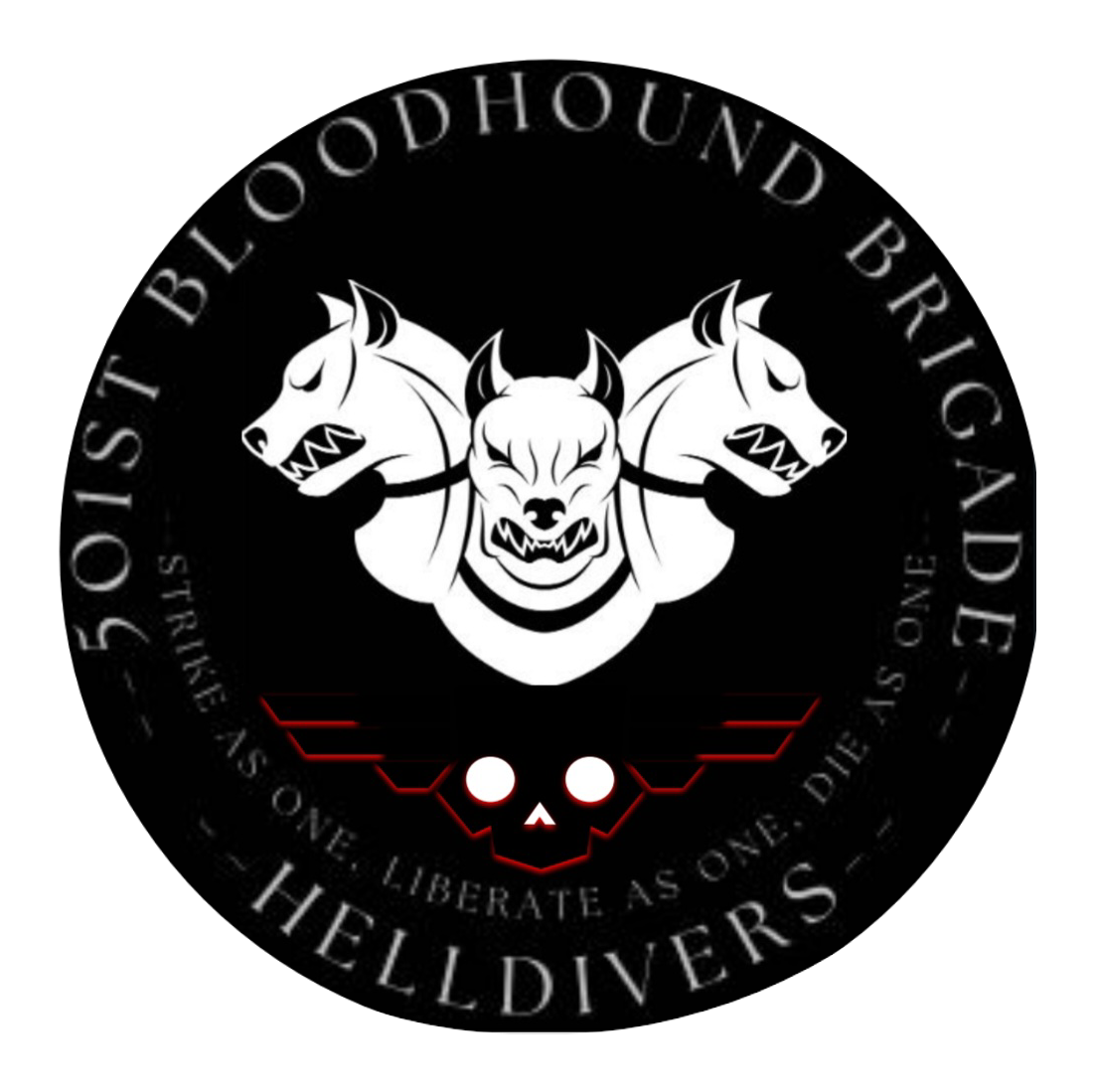 The 501st Bloodhound Brigade Logo