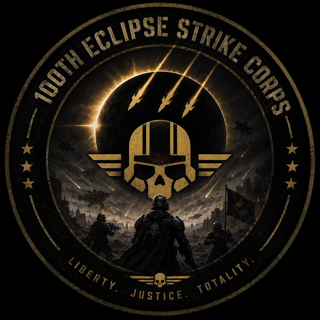 100th Eclipse Strike Corps Logo