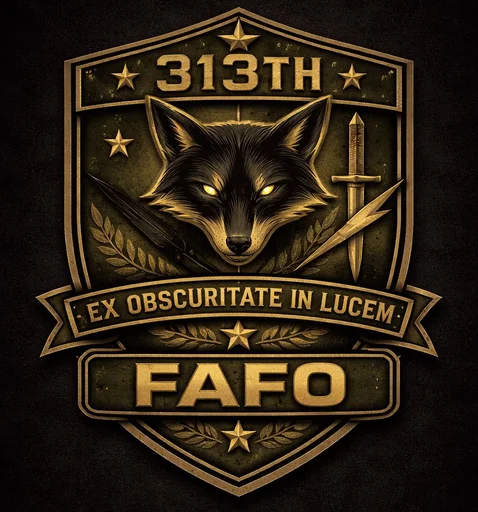 313th Fox Comandos Logo