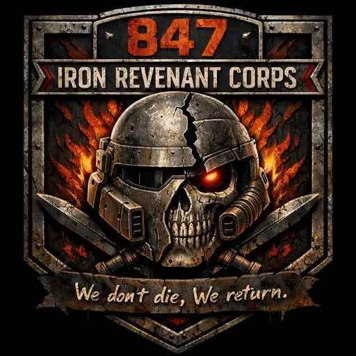847th IRON REVENANTS Logo