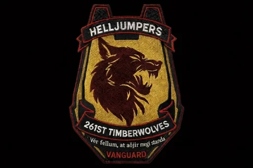 261st Timberwolves Logo