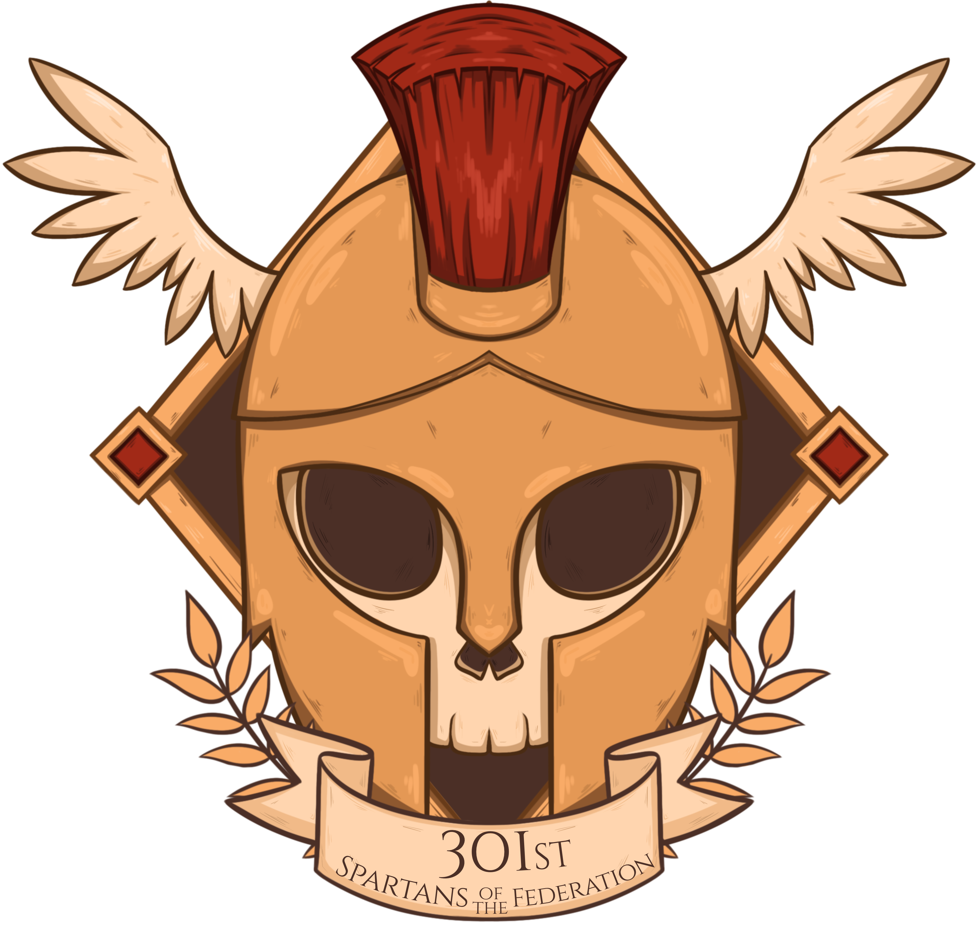 301st Spartans of the Federation Logo