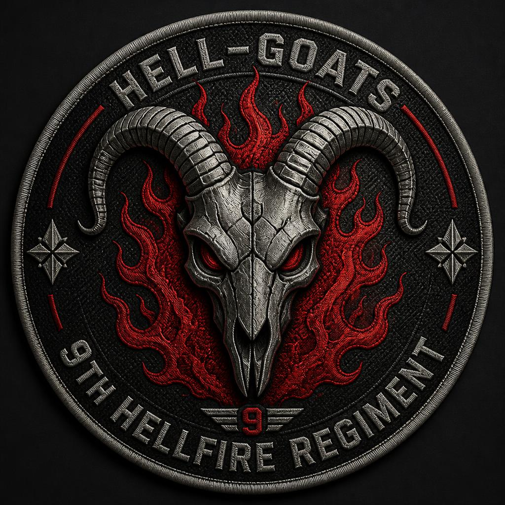 Hell-Goats 9th Hellfire Regiment Logo