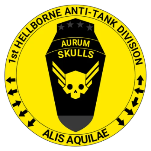 1st Hellborne Anti-Tank Division Logo