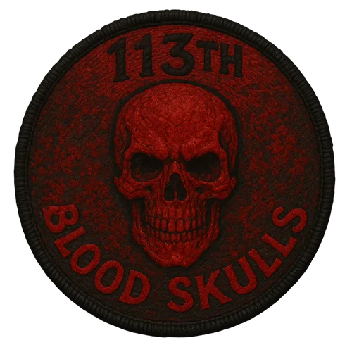 113th Blood Skulls Logo