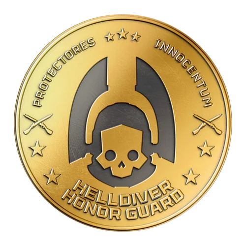 1st Helldiver Honor Guard Logo