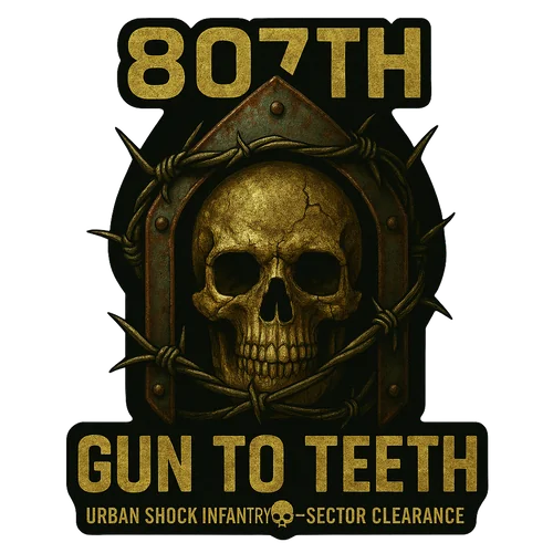 807th Roughnecks Logo