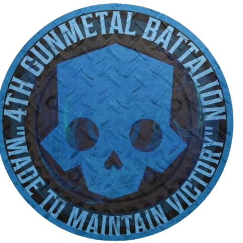 4th Gunmetal Battalion Logo