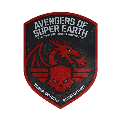 Avengers of Super Earth (116th Exterminator Battalion) Logo