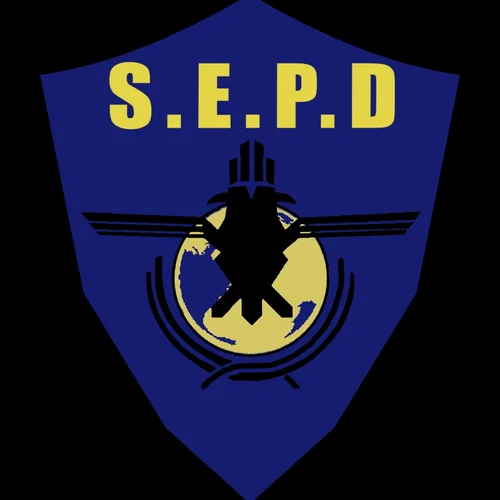 The Super Earth Police Department [ S.E.P.D ] Logo