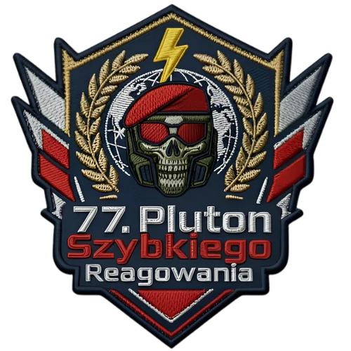 77. Pluton Szybkiego Reagowania Logo