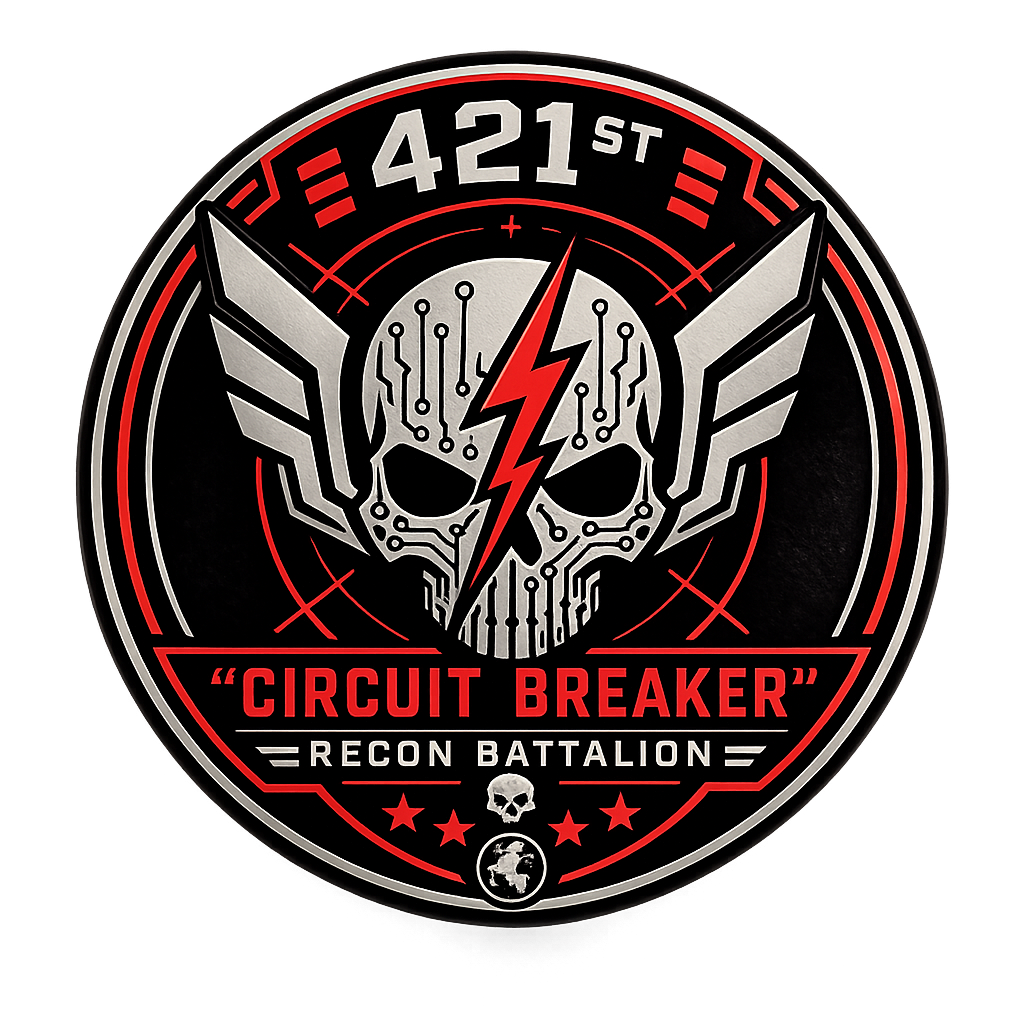 421st "Circuit Breaker" Recon Battalion Logo