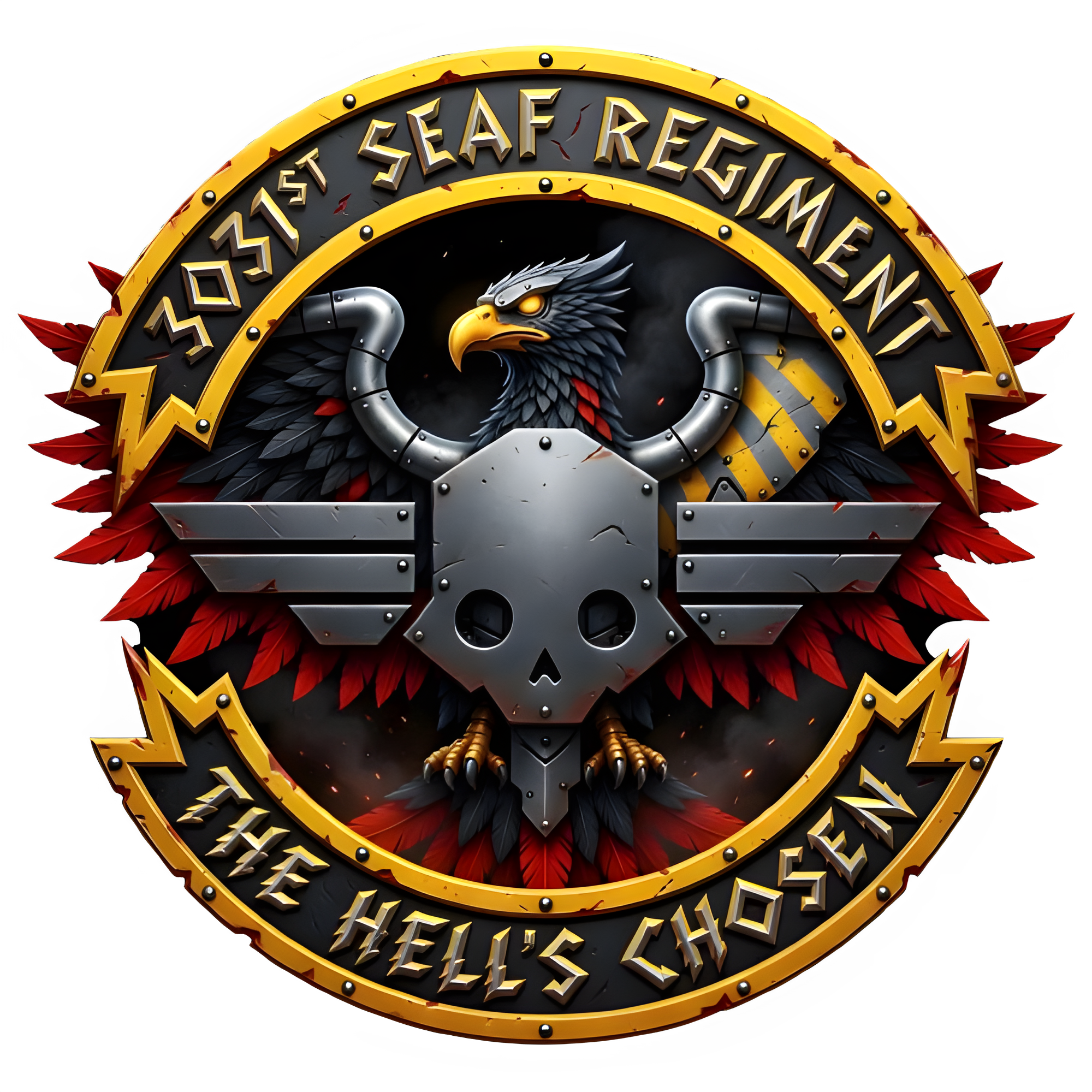 3031st SEAF Regiment Hells Chosen Logo